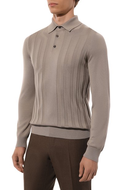 Поло из шерсти и шелка ZILLI, арт. KBP001M0230VCRS00, фото 3