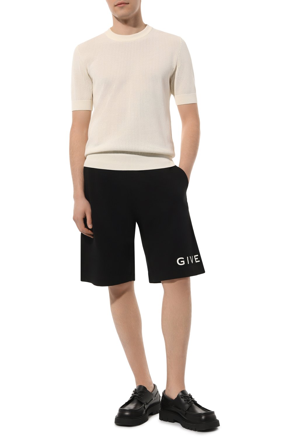 Хлопковые шорты GIVENCHY, арт. BM51863YAC, фото 2