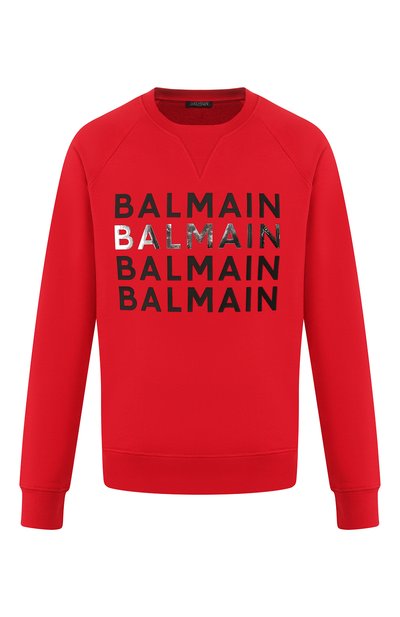Хлопковый свитшот BALMAIN, арт. SH13279/Z331, фото 1