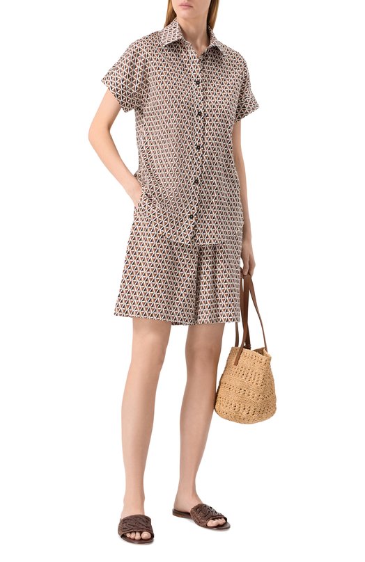 Шлепанцы Ischia Casadei 1M534B0101/ISCHI Коричневый  1M534B0101/ISCHI Фото 3