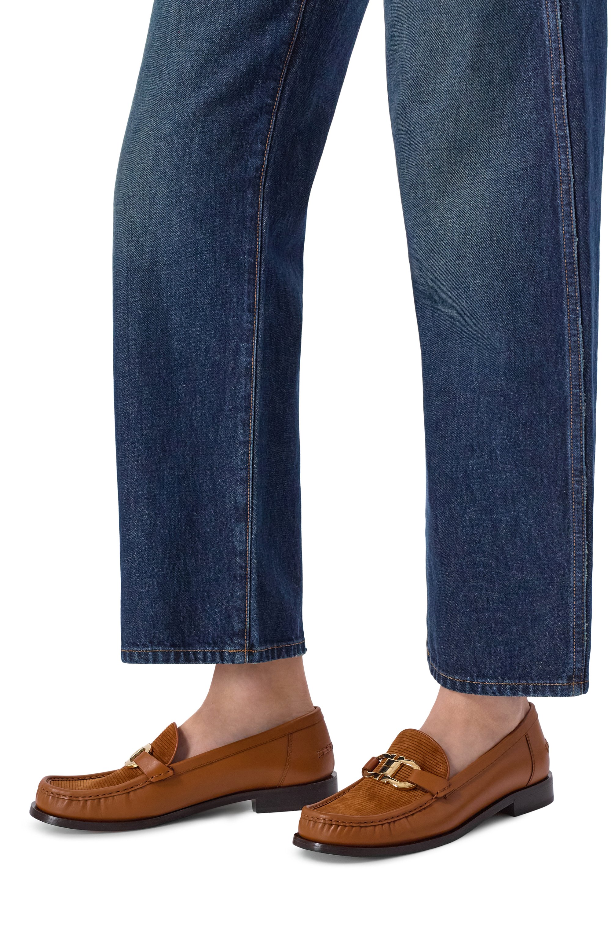 Кожаные лоферы FERRAGAMO, арт. 01K580/785, фото 2