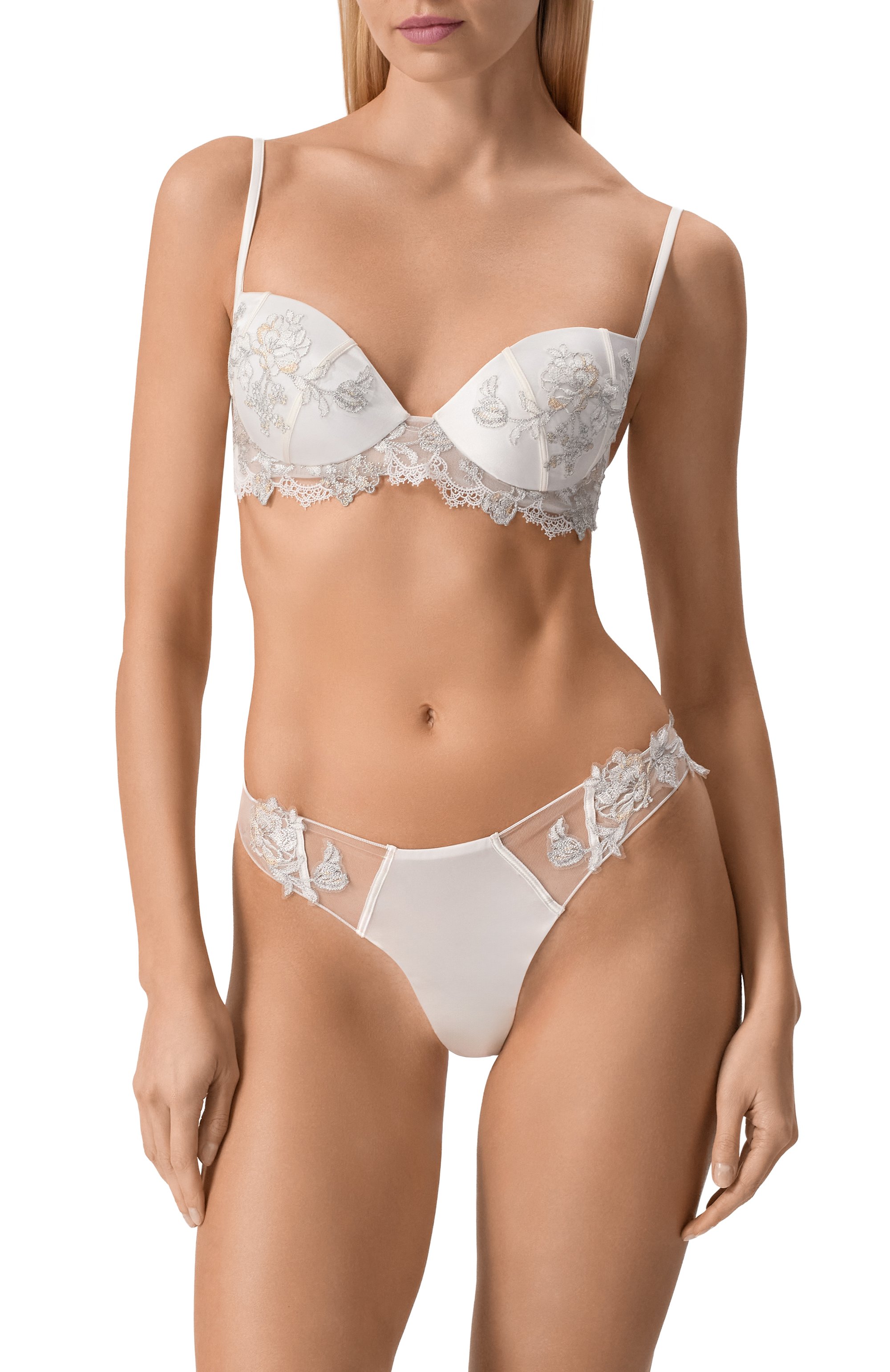 Шелковый бюстгальтер с чашкой пуш-ап C.ALLA, арт. CA0101 RE, фото 2