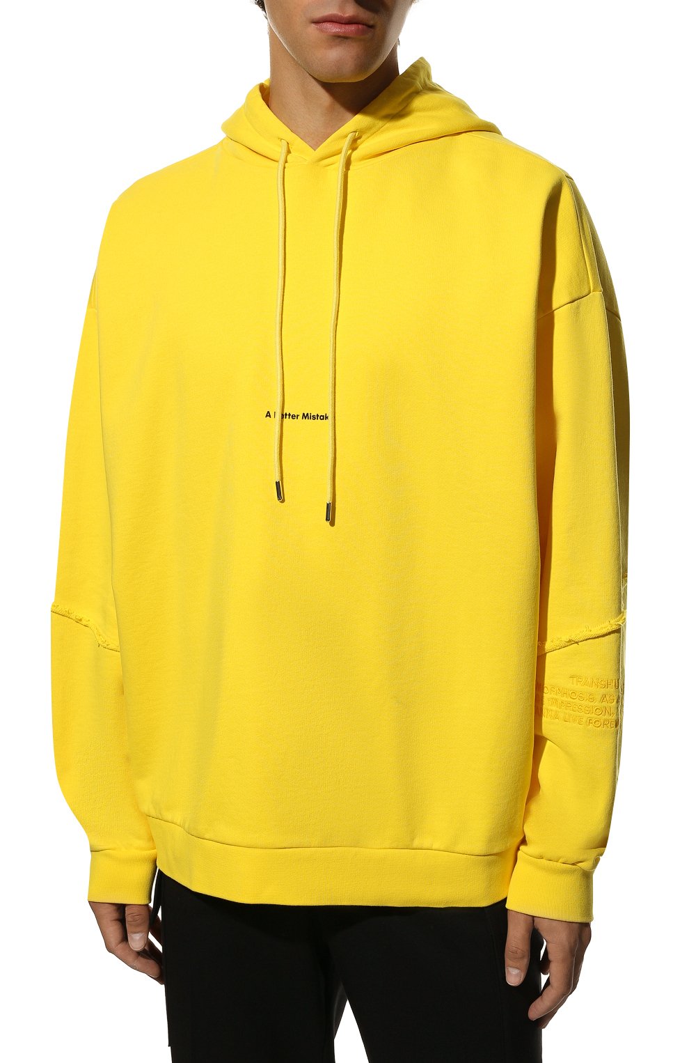 Хлопковое худи A BETTER MISTAKE, арт. 03D5TH012 FL004PD, фото 3