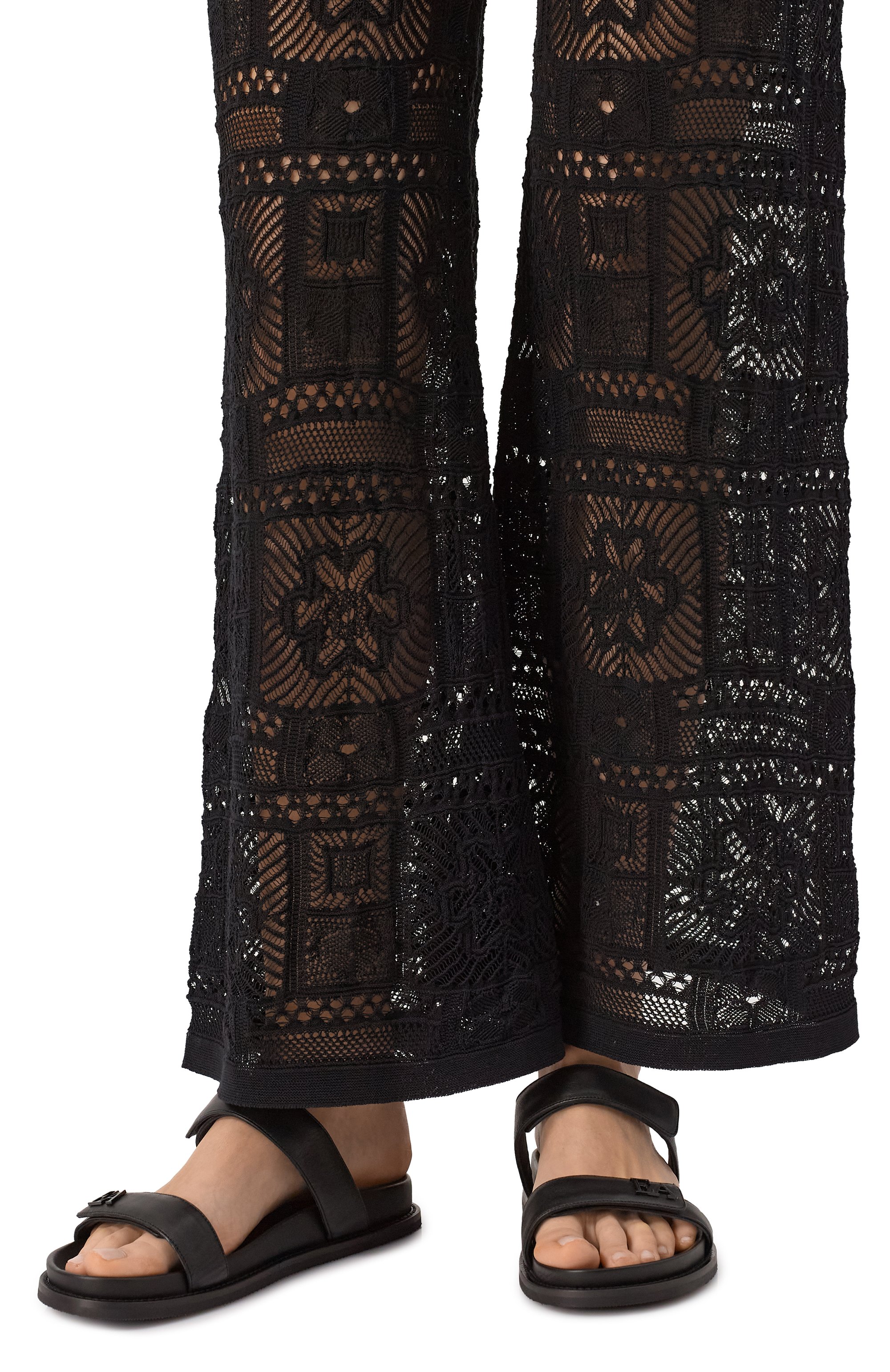 Кожаные шлепанцы EMPORIO ARMANI, арт. X3P778/XF271, фото 3