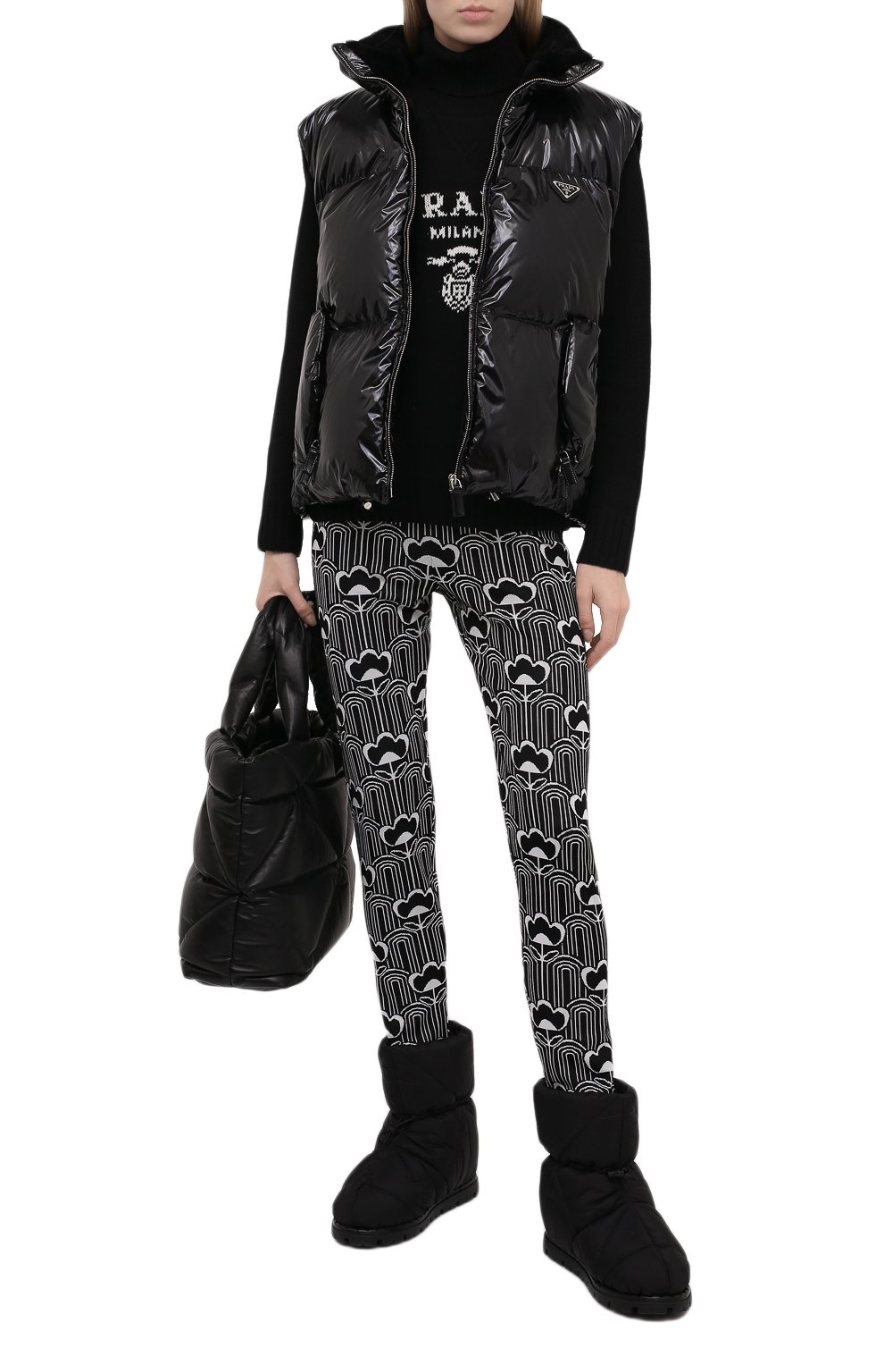 Текстильные полусапоги PRADA, арт. 1U686M-3LGO-F0002-020, фото 2