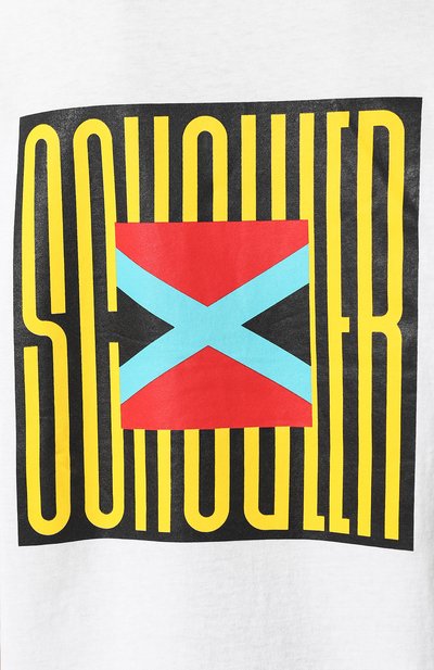 Хлопковая футболка PROENZA SCHOULER, арт. WL1914098-JCP110, фото 5