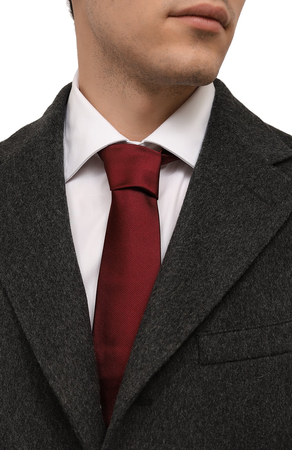 Шелковый галстук LUIGI BORRELLI, арт. LC80/1431, фото 2