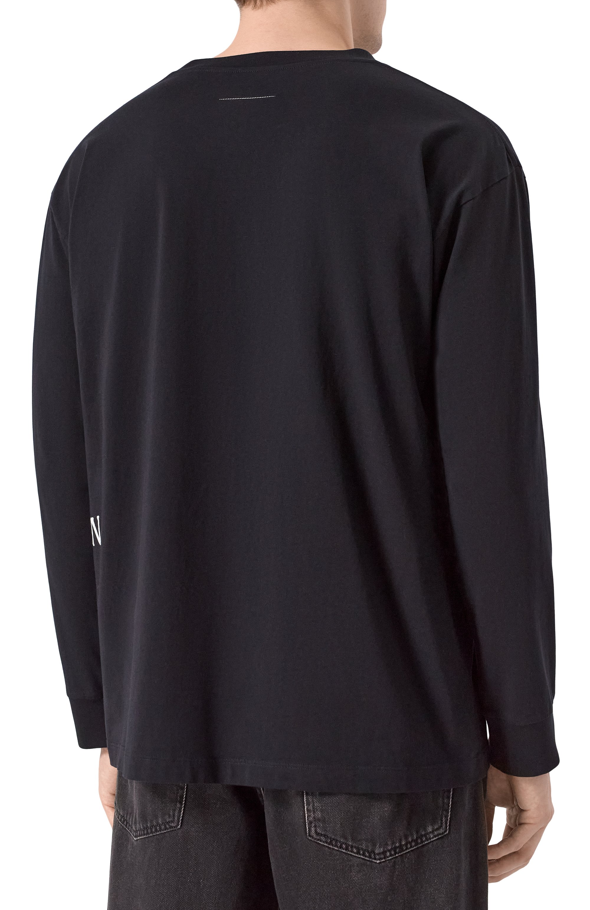 Хлопковый лонгслив MM6, арт. SH0GC0047/S24312, фото 4