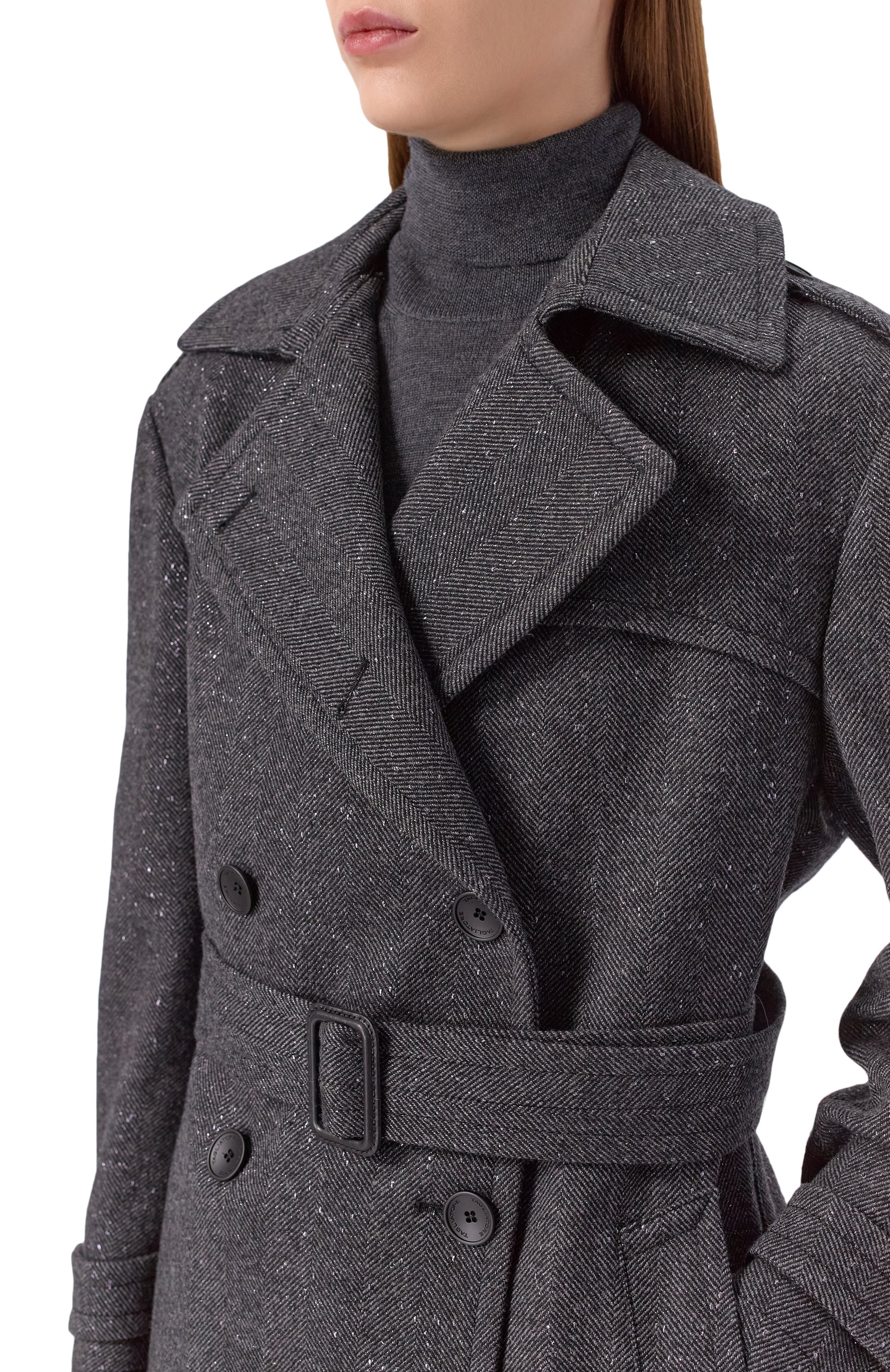 Пальто из шерсти и вискозы TAGLIATORE 0205, арт. B0NNY/S/340331, фото 5