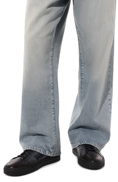 Кожаные кеды gloria SANTONI, арт. MBGT217790CNPSS5, фото 3