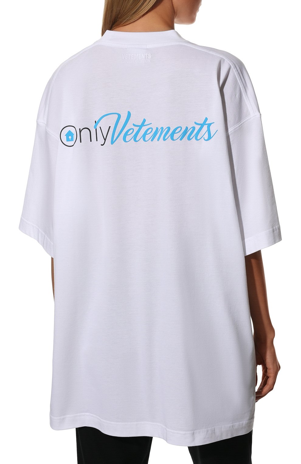 Хлопковая футболка VETEMENTS, арт. UA53TR160W 1611/W, фото 4