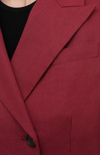 Жакет изо льна и хлопка BRUNELLO CUCINELLI, арт. MF5918924, фото 5