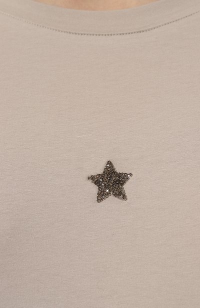 Хлопковый лонгслив LORENA ANTONIAZZI, арт. TS10AP/9999, фото 5