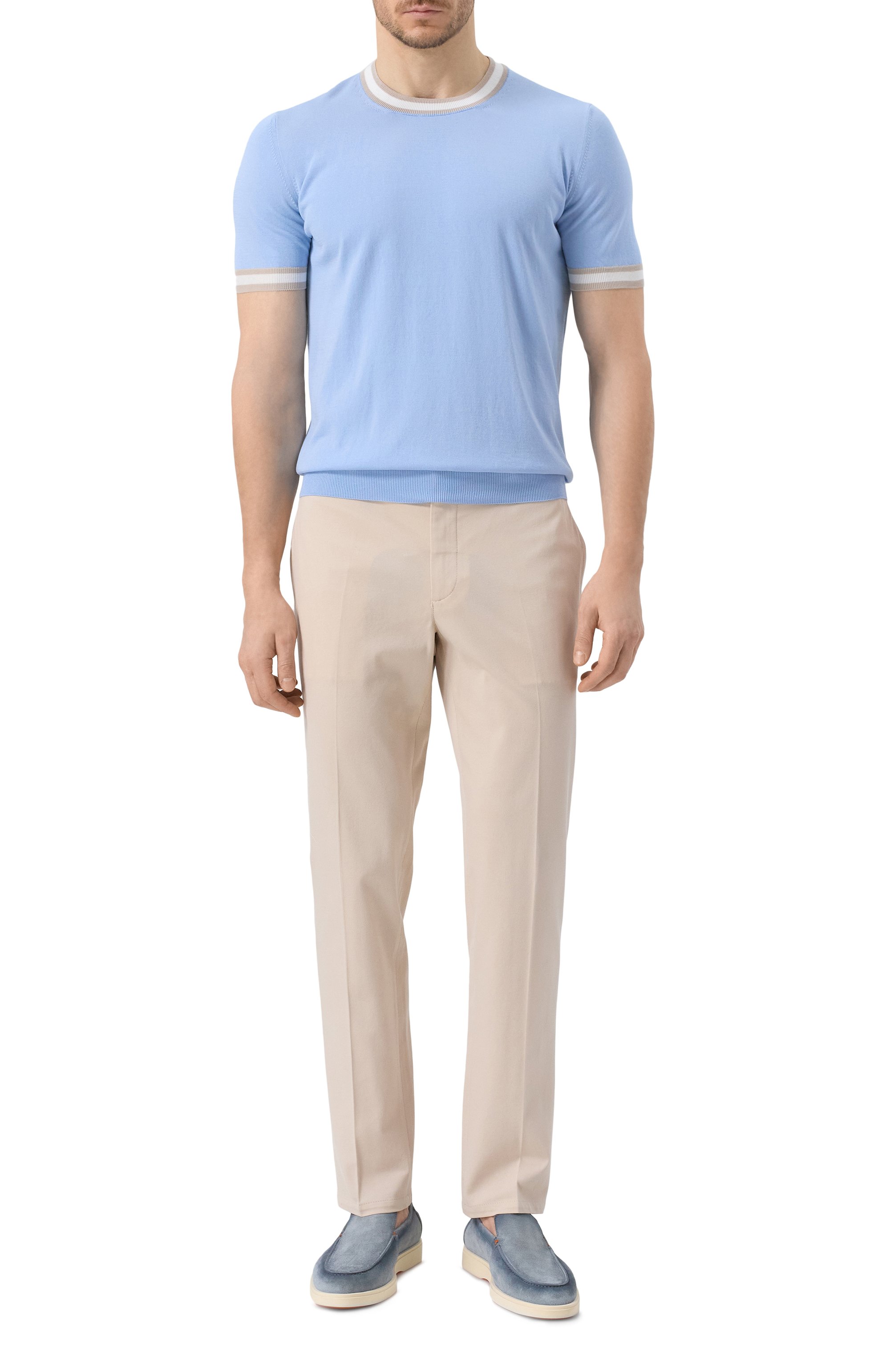 Замшевые лоферы detroit SANTONI, арт. MGDG17824TICBGEX, фото 2