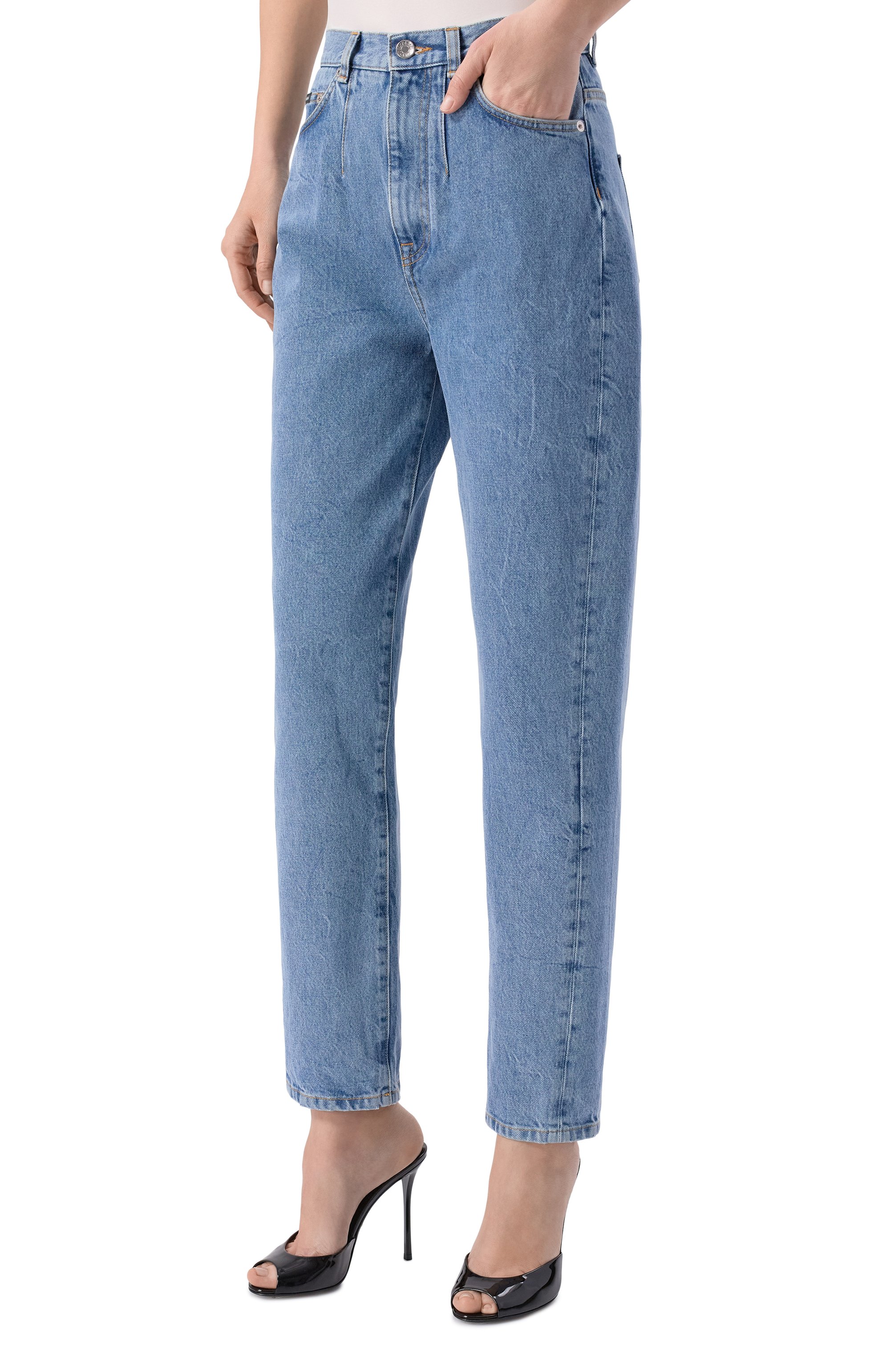 Джинсы DOLCE & GABBANA голубого цвета по цене 82500 руб., арт. FTBXDD/G901U, фото 3 Джинсы DOLCE & GABBANA, арт. FTBXDD/G901U, фото 3