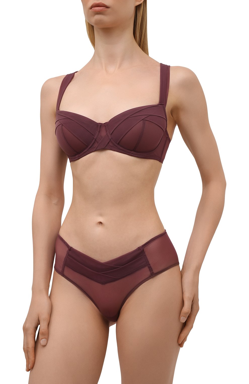 Трусы-слипы CHANTAL THOMASS коричневого цвета по цене 7750 руб., арт. T00450, фото 2 Трусы-слипы CHANTAL THOMASS, арт. T00450, фото 2