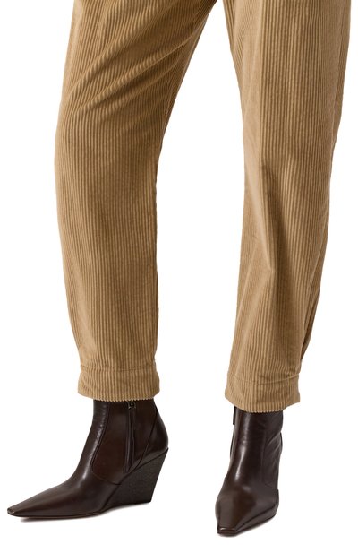 Кожаные ботильоны BRUNELLO CUCINELLI, арт. MZNAC2756P, фото 3