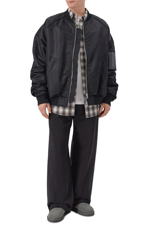 Замшевые сабо Classic Slip-on UGG 1129290 Серый  1129290 Фото 2