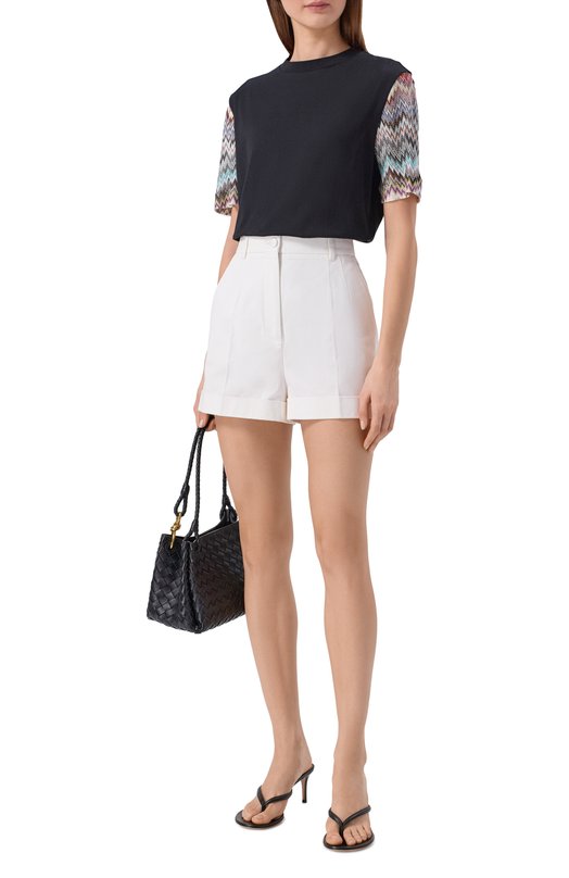 Хлопковая футболка Missoni DS25WL05/BJ00PI Чёрный  DS25WL05/BJ00PI Фото 2