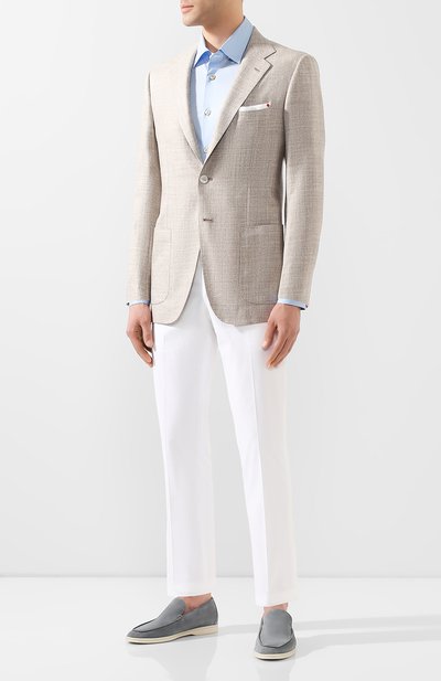 Замшевые лоферы summer walk LORO PIANA, арт. FAE8124, фото 2