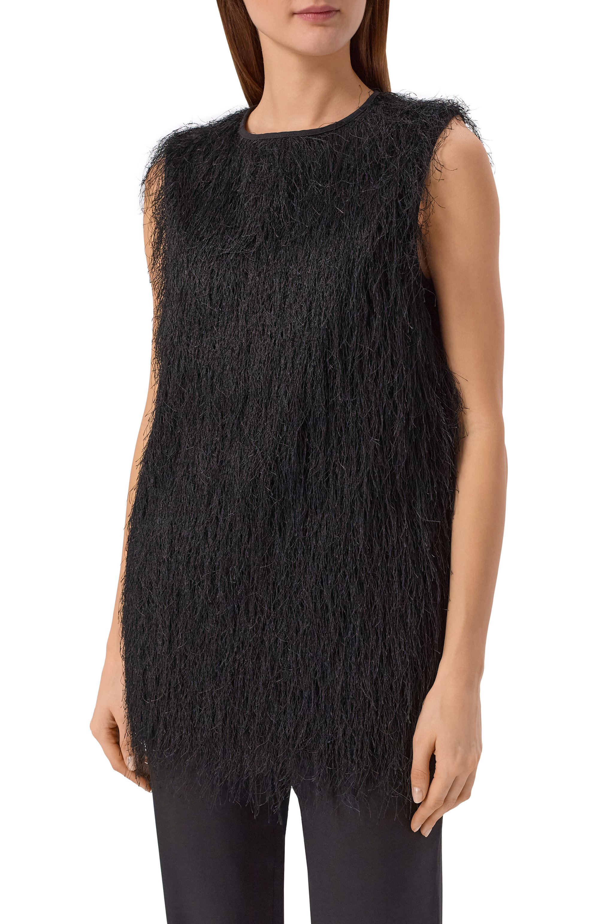 Топ LOULOU DE SAISON черного цвета по цене 31350 руб., арт. YASMIN, фото 3 Топ LOULOU DE SAISON, арт. YASMIN, фото 3