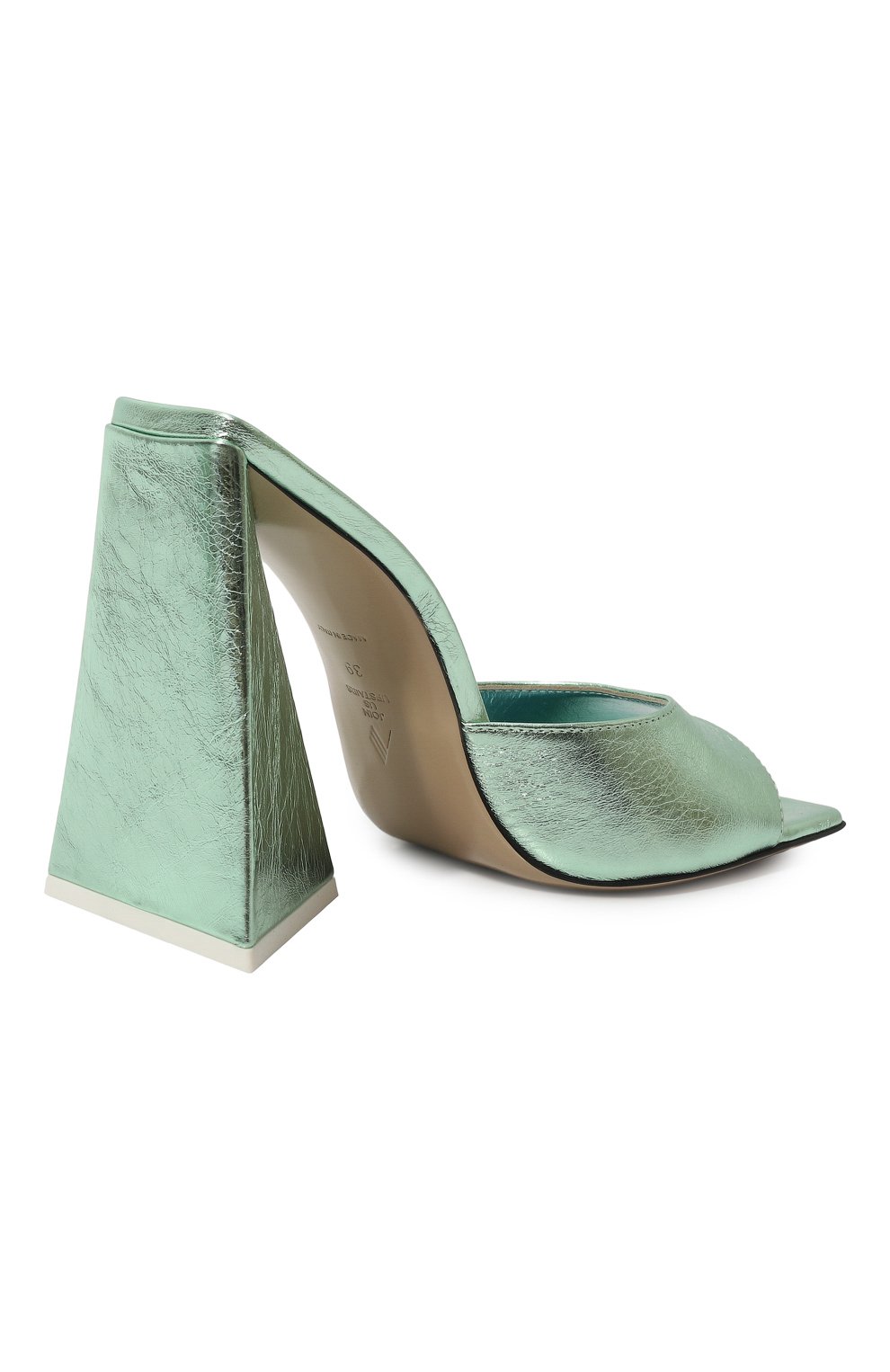 Кожаные мюли devon THE ATTICO, арт. 242WS000/L070, фото 5