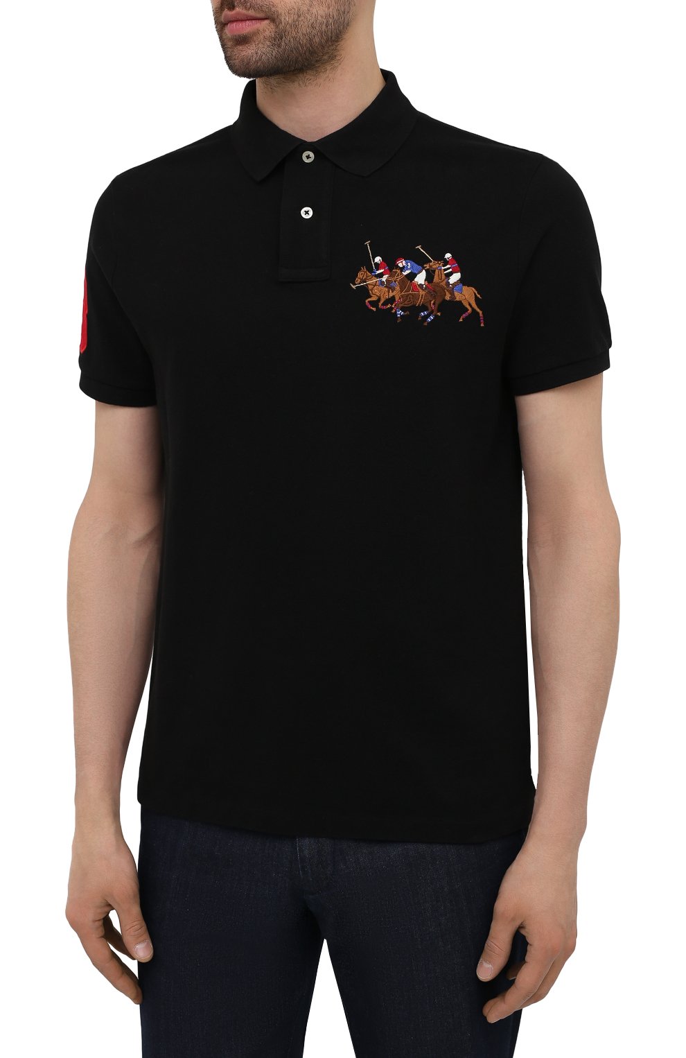 Хлопковое поло POLO RALPH LAUREN, арт. 710814437, фото 3