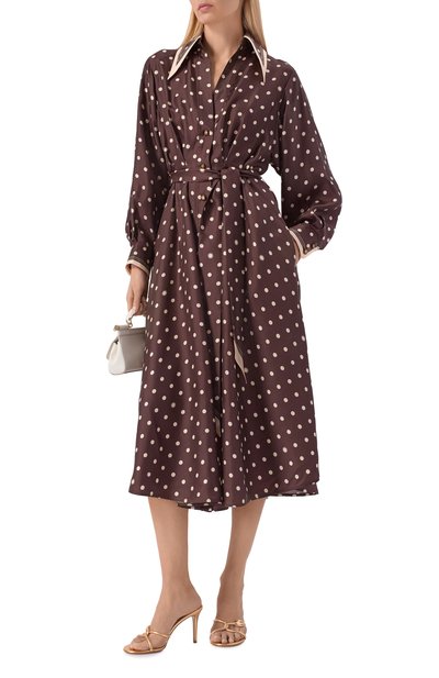 Женское шелковое платье ZIMMERMANN, арт. 8879DS26R