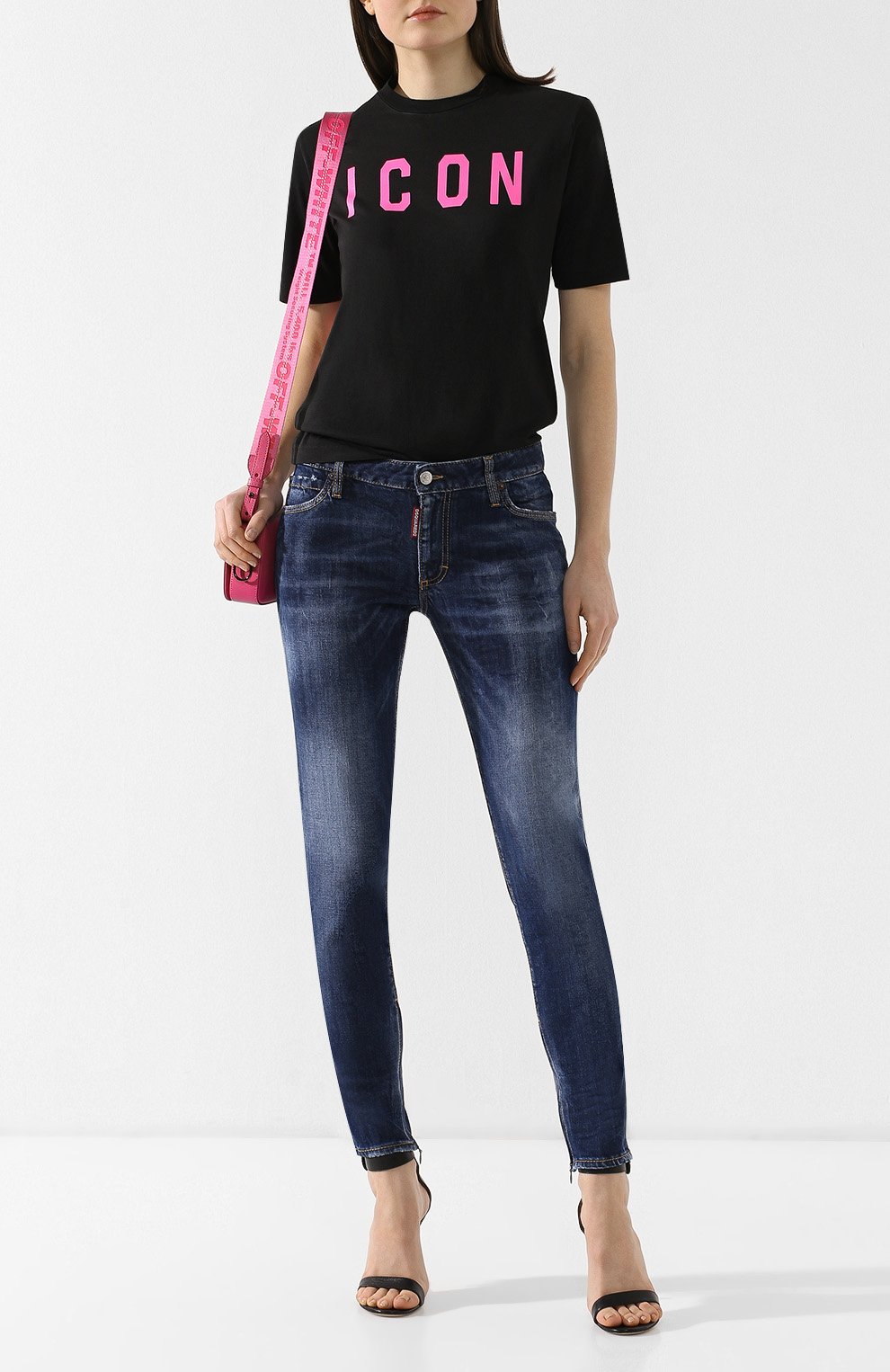 Хлопковая футболка DSQUARED2, арт. S75GD0008/S22427, фото 2