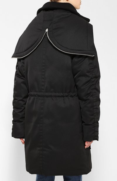 Приталенный пуховик с накладными карманами и капюшоном ACNE STUDIOS, арт. 12D163, фото 4