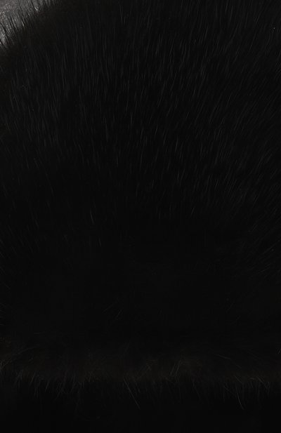 Шапка-ушанка мишка из меха норки и кожи FURLAND, арт. 0011202110172600617, фото 3