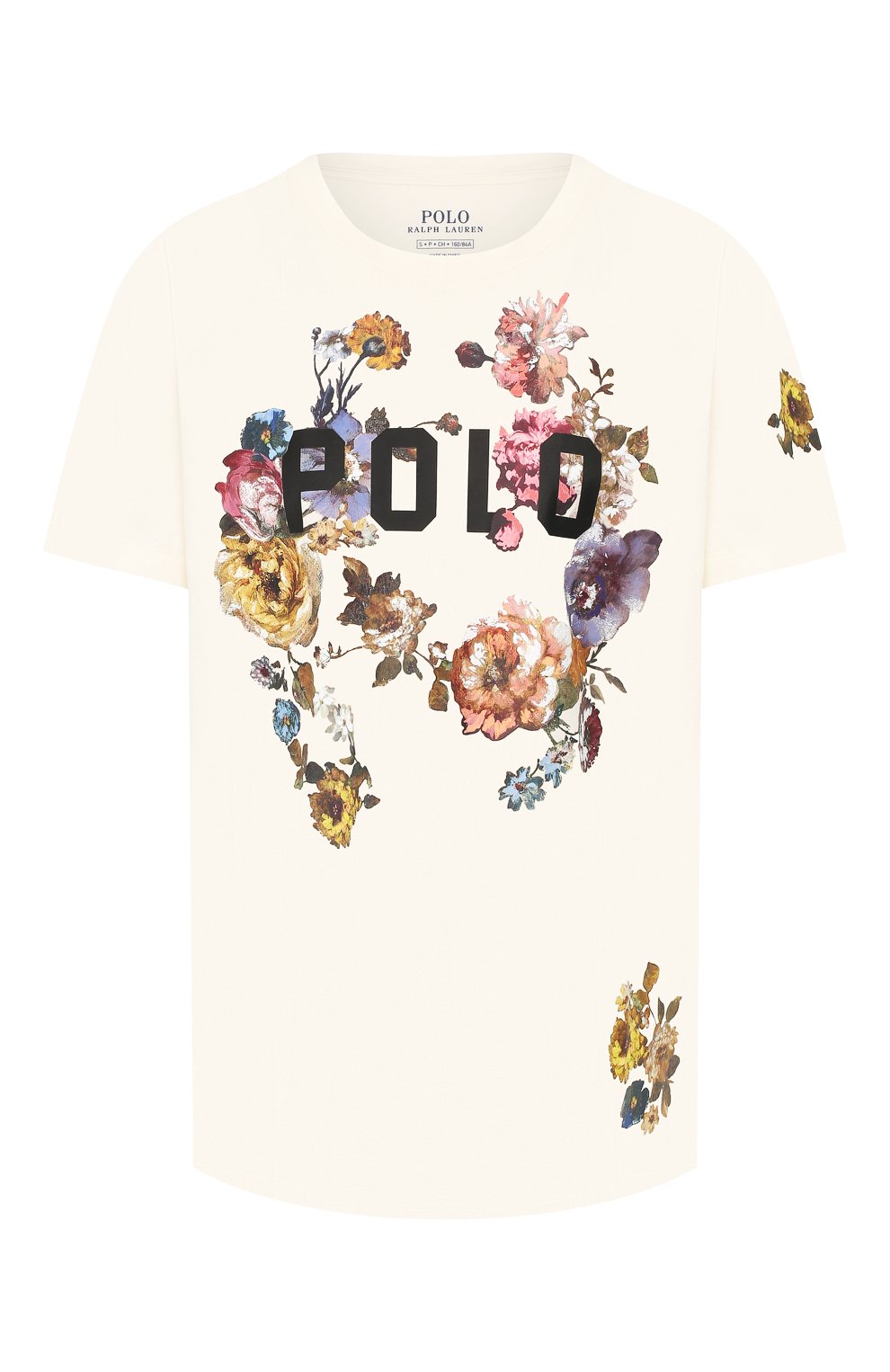 Хлопковая футболка POLO RALPH LAUREN белого цвета по цене 7795 руб., арт. 211752365, фото 1 Хлопковая футболка POLO RALPH LAUREN, арт. 211752365, фото 1