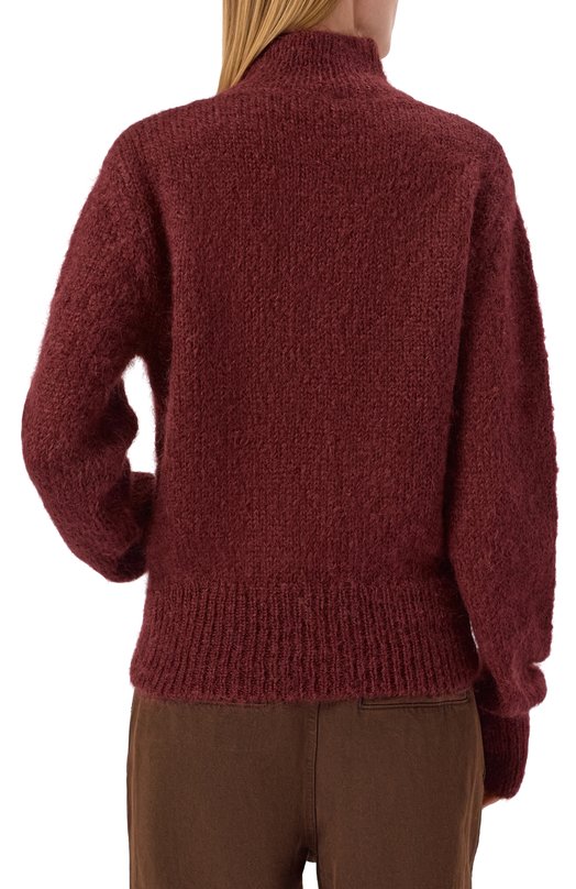 Шерстяной свитер Dries Van Noten 252-011249-2733 Бордовый  252-011249-2733 Фото 4