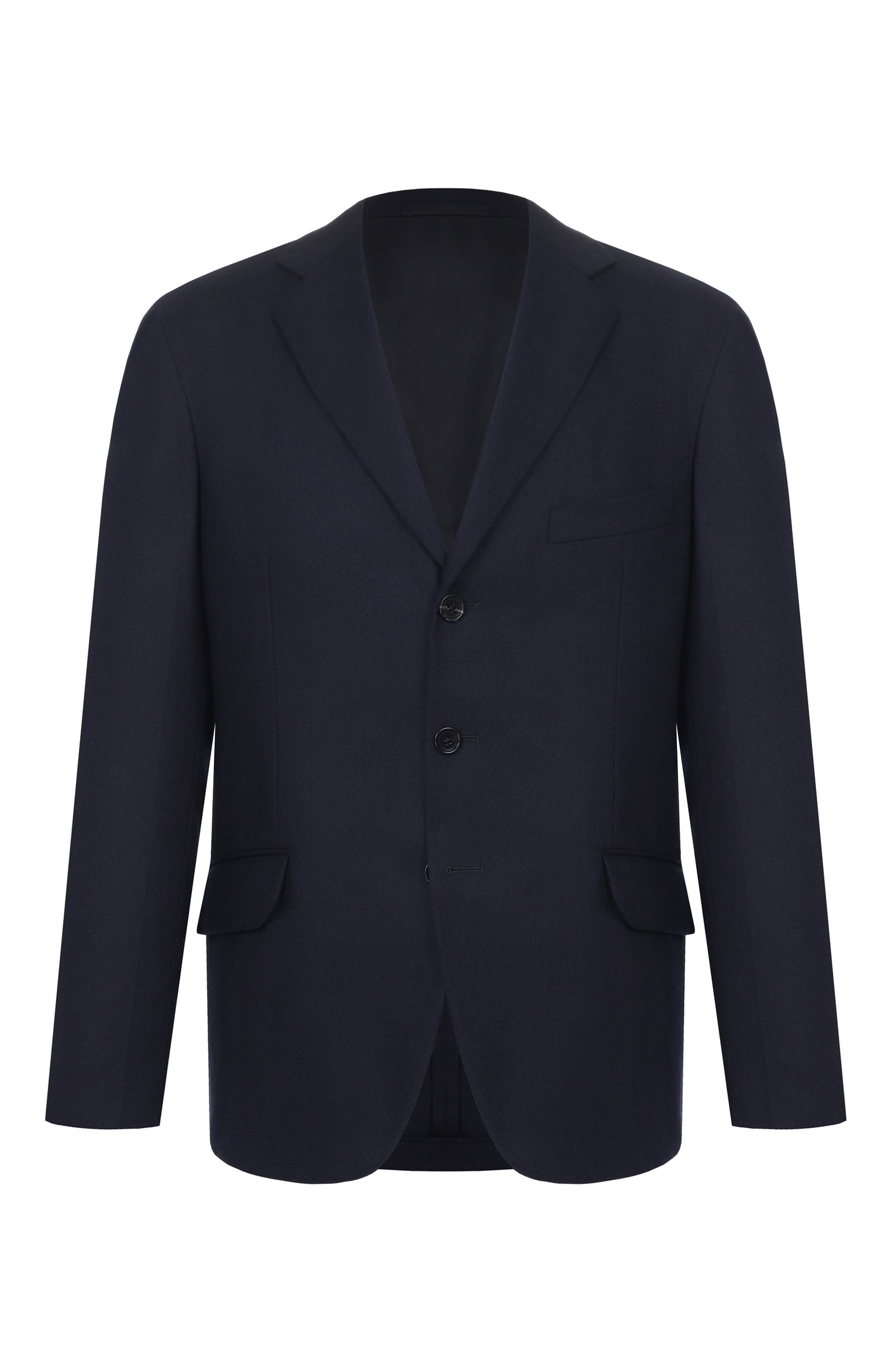 Шерстяной пиджак JIL SANDER темно-синего цвета по цене 456000 руб., арт. J22BN0291/J40333, фото 1 Шерстяной пиджак JIL SANDER, арт. J22BN0291/J40333, фото 1