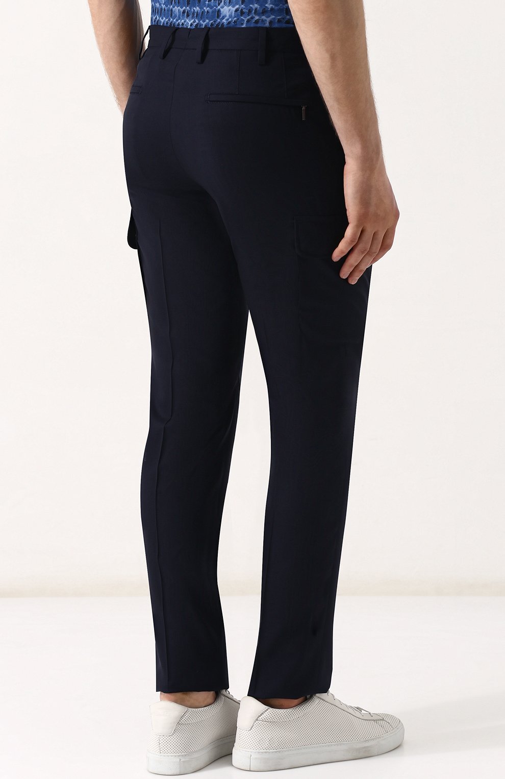 Шерстяные брюки-карго INCOTEX, арт. 1AG069-5088S, фото 4