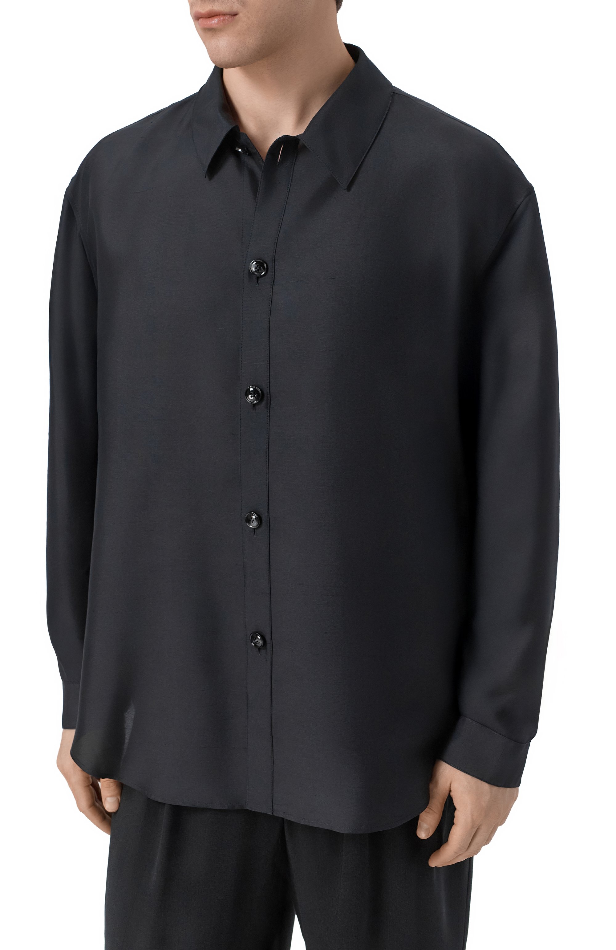 Шелковая рубашка GIORGIO ARMANI, арт. GM003421/TE21016, фото 3