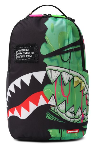 Рюкзак zombie ooze shark central SPRAYGROUND, арт. 910B8241NSZ/HALL0WEEN SHARK CENTRAL DRIP SPLIT