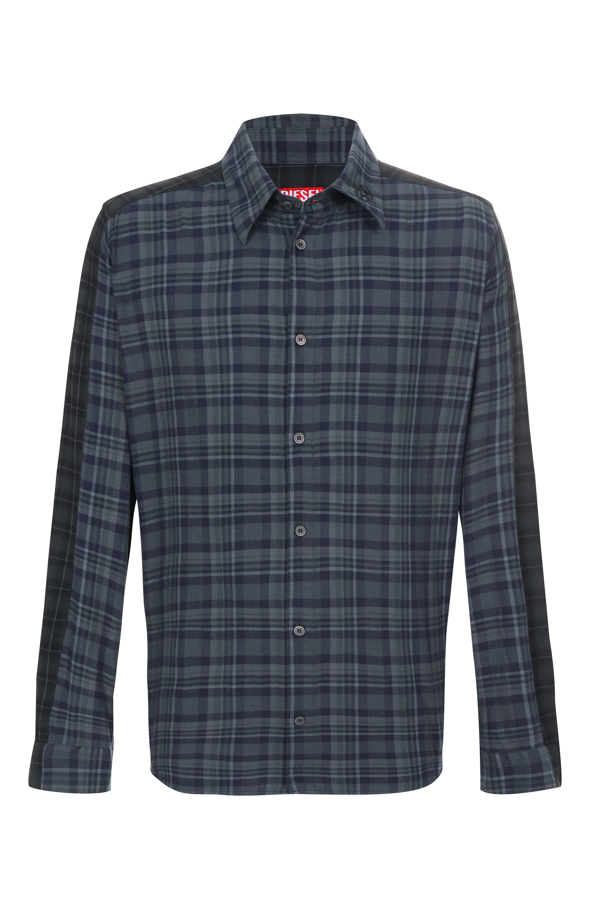 Рубашка из хлопка и вискозы DIESEL, арт. A17722/0EPAZ, фото 1