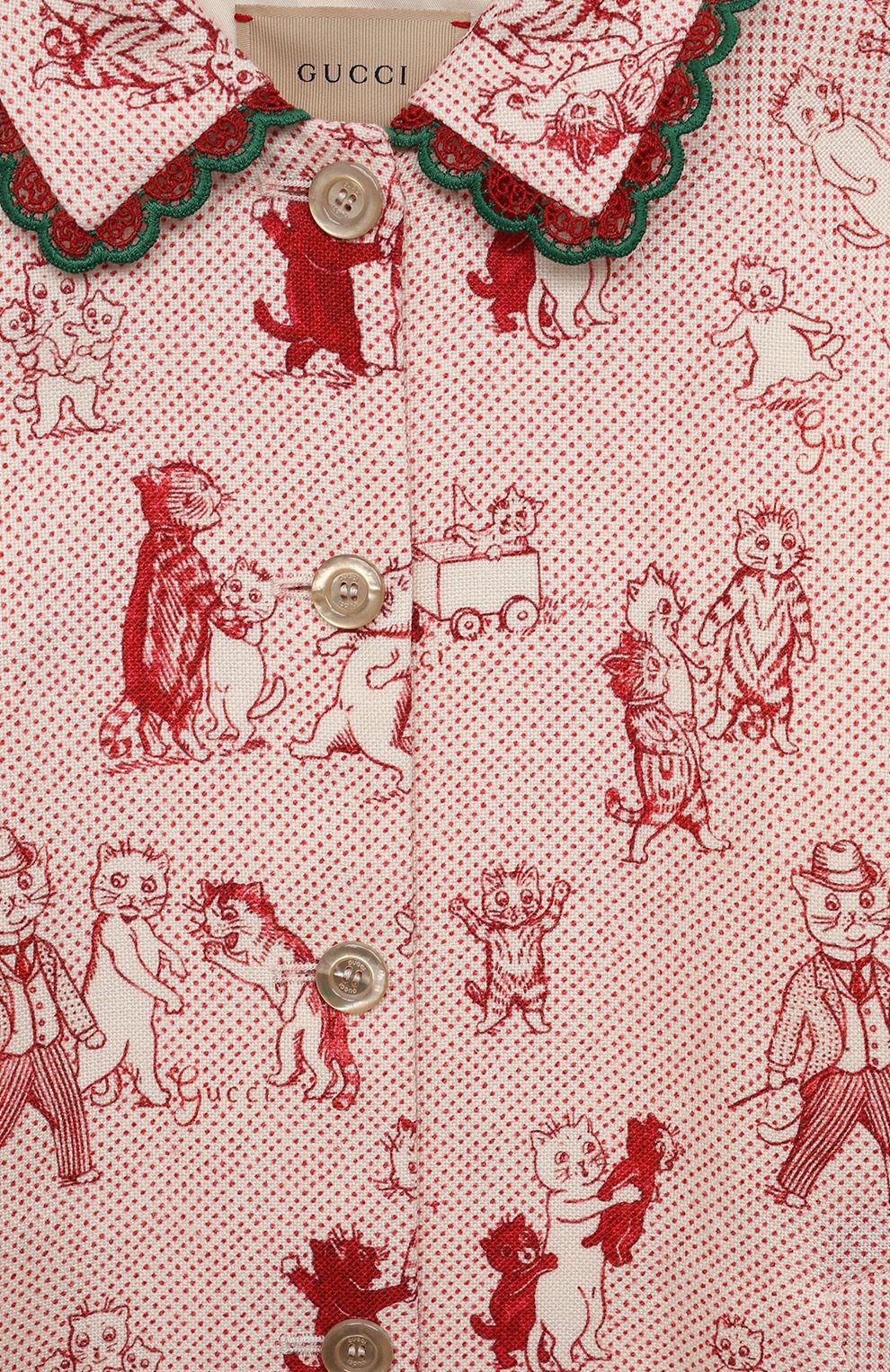 Льняное пальто GUCCI, арт. 680529/XWARS, фото 3