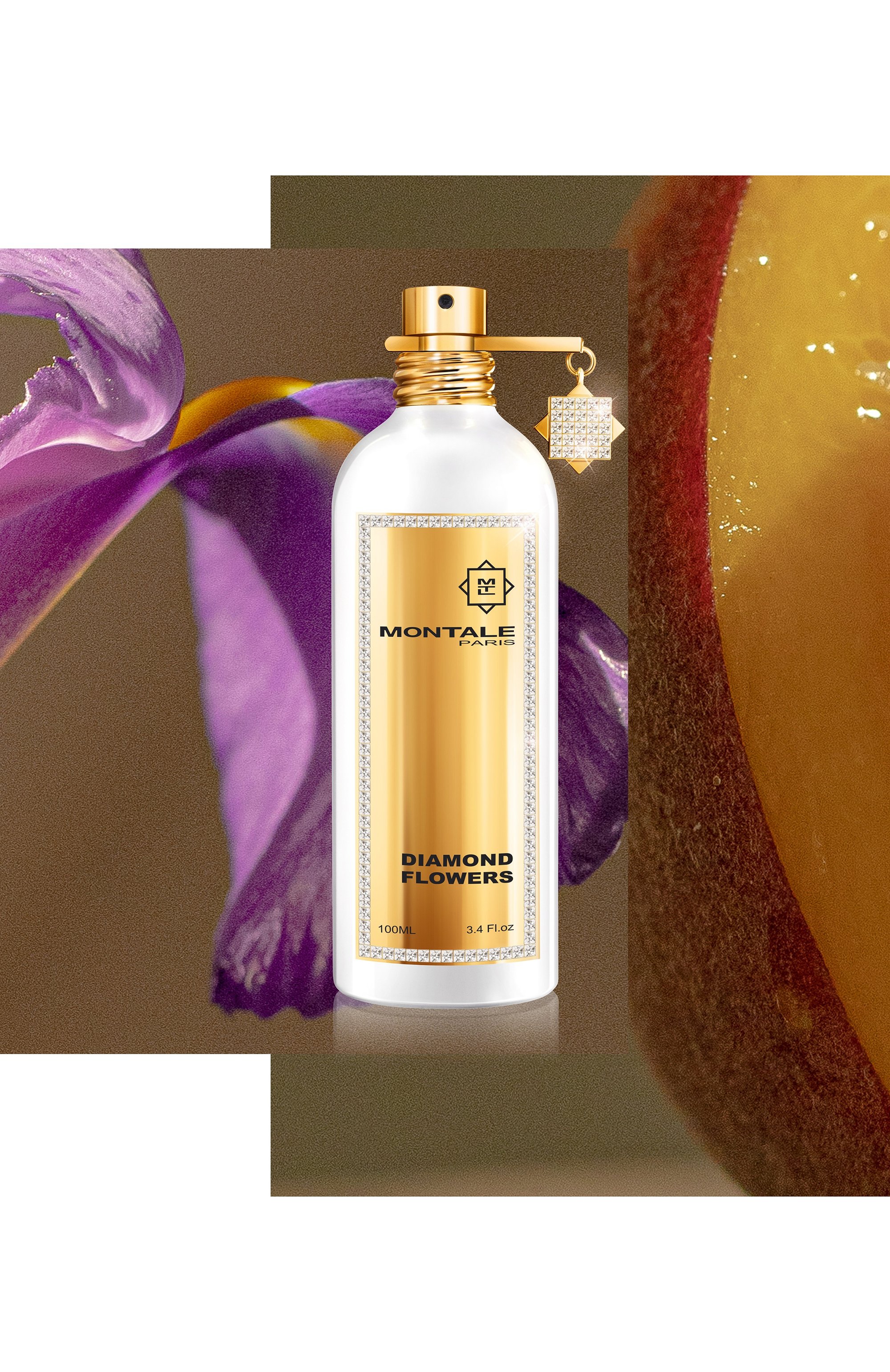 Парфюмерная вода diamond flowers (100ml) MONTALE бесцветного цвета по цене 23600 руб., арт. 3760260455664, фото 2 Парфюмерная вода diamond flowers (100ml) MONTALE, арт. 3760260455664, фото 2