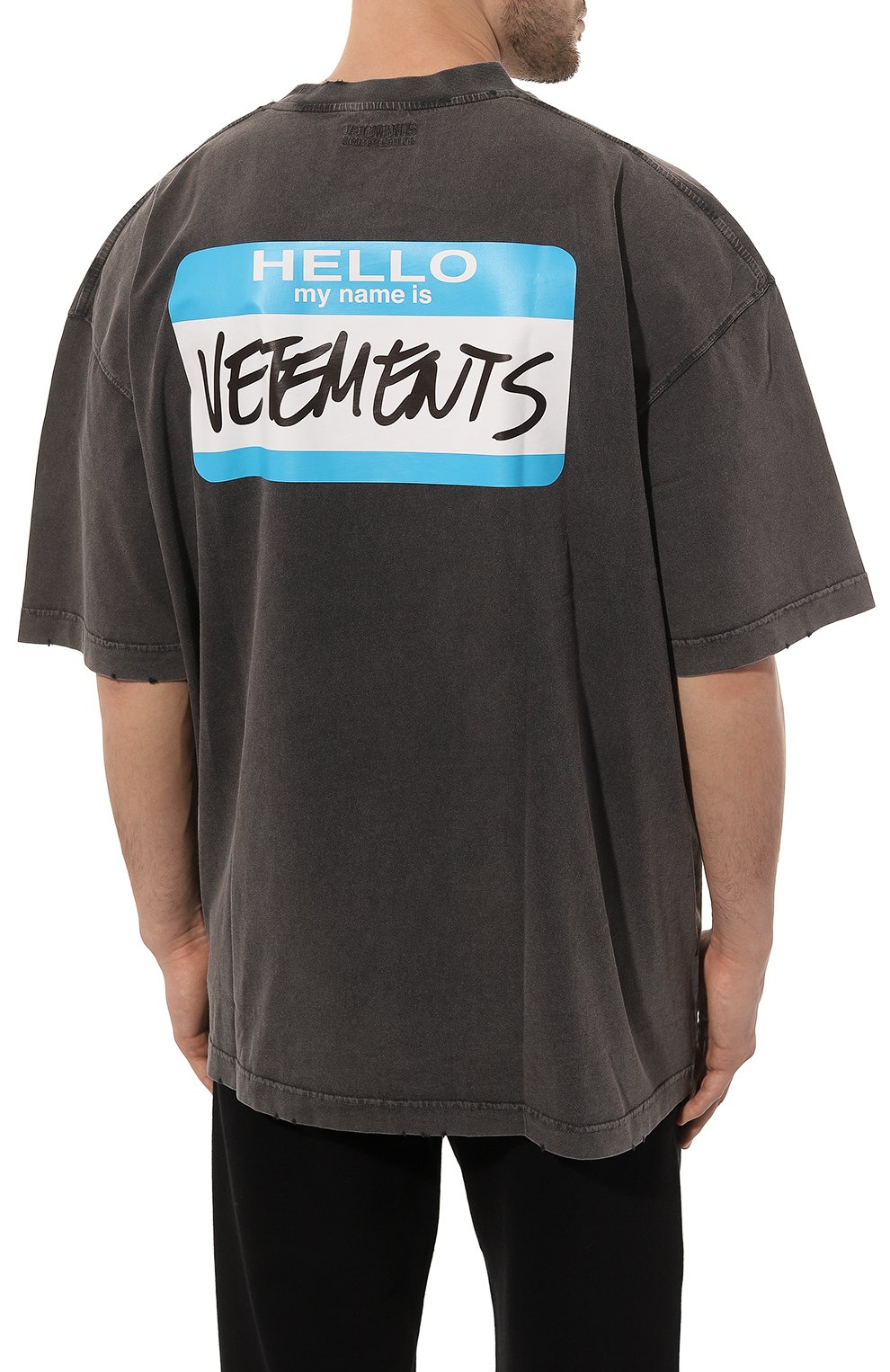 Хлопковая футболка VETEMENTS, арт. UE63TR640B, фото 8