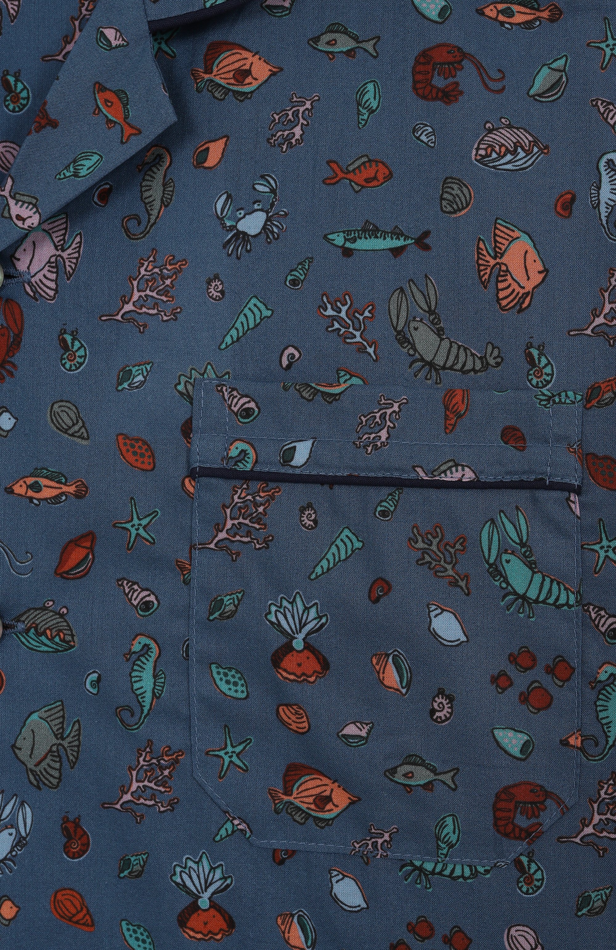 Хлопковая пижама DEREK ROSE, арт. 7025-LEDB082, фото 4