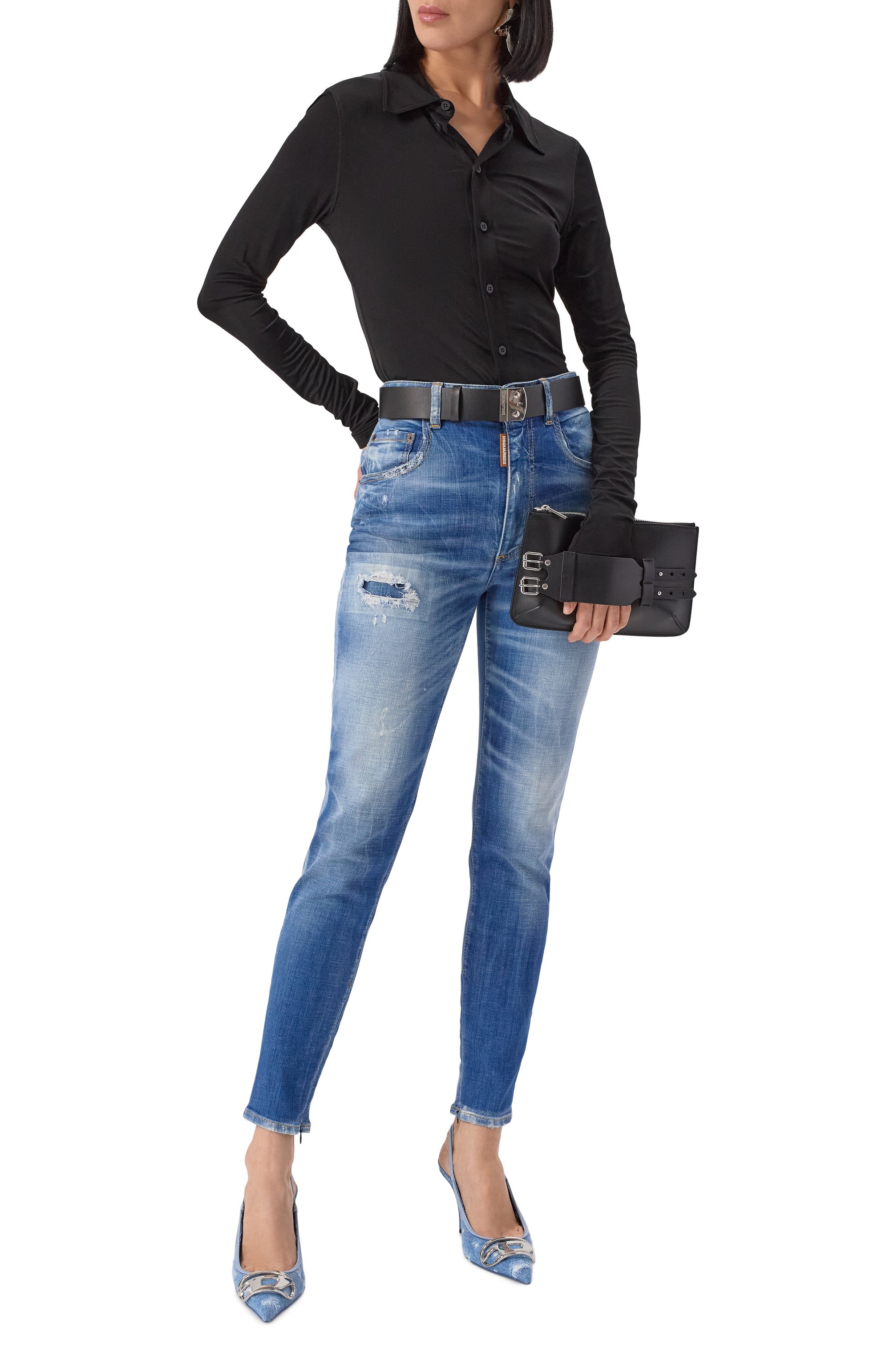 Клатч bracelet MM6, арт. SB6WF0007/P8327, фото 7