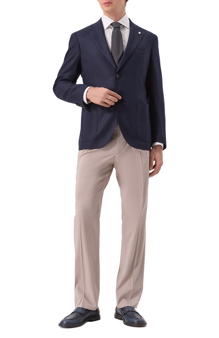 Пиджак из шерсти и шелка LUIGI BIANCHI, арт. 2564/52003, фото 2