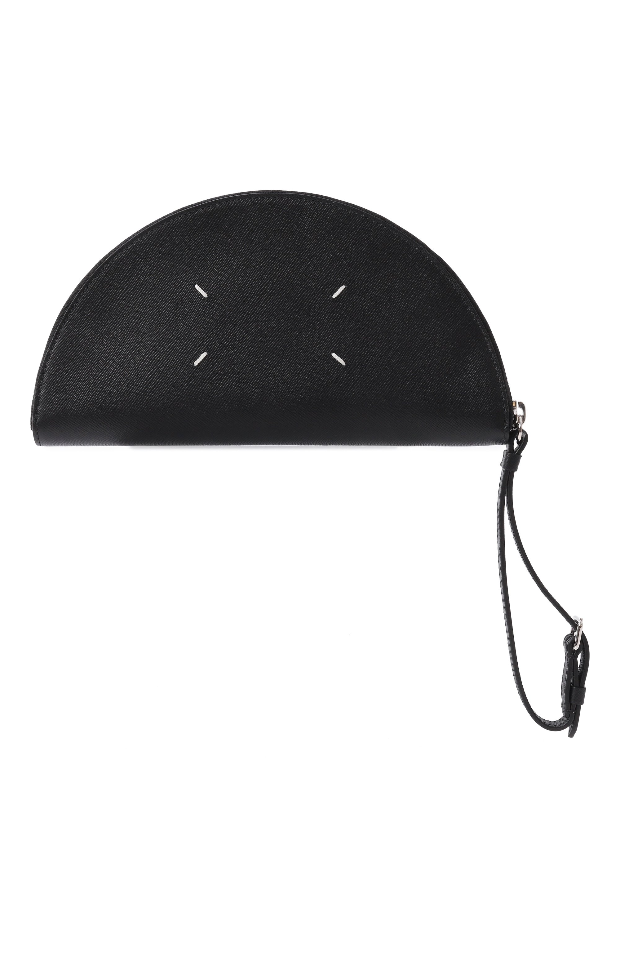 Кожаный клатч halfmoon MAISON MARGIELA, арт. SA2VL0018/P6799, фото 6