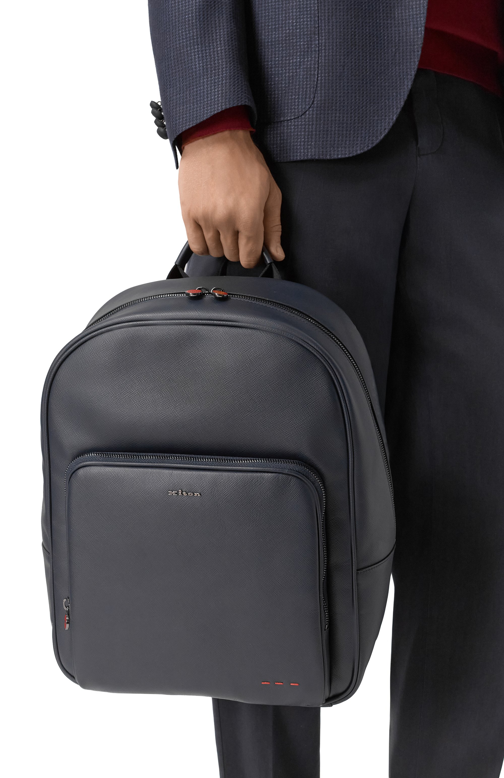 Кожаный рюкзак KITON, арт. UBA0145N0126902, фото 2