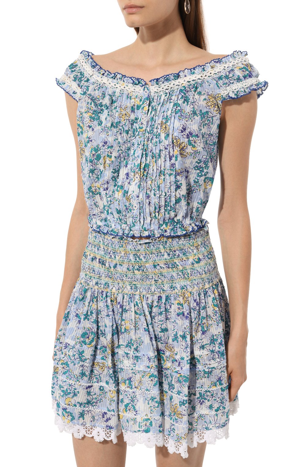 Хлопковый топ POUPETTE ST BARTH, арт. WA4H24D0SYU, фото 3