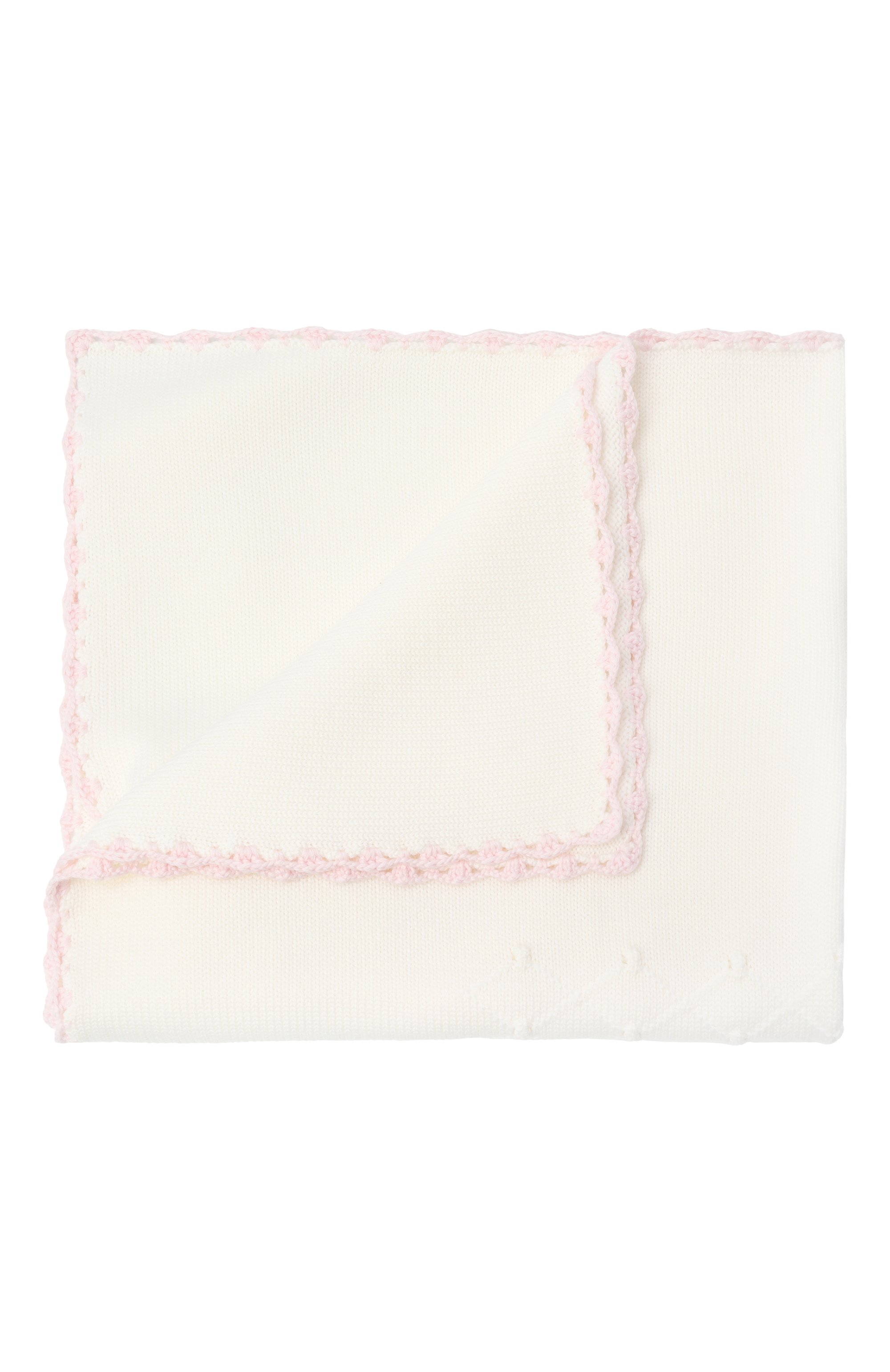 Шерстяное одеяло BABY T молочного цвета по цене 20850 руб., арт. 25AI132C0, фото 1 Шерстяное одеяло BABY T, арт. 25AI132C0, фото 1