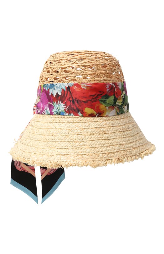 Шляпа из рафии Dolce & Gabbana FH672A/GDC8A Бежевый FH672A/GDC8A