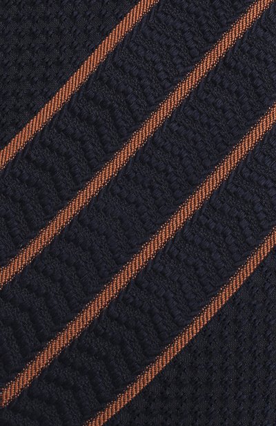 Шелковый галстук ZEGNA темно-синего цвета по цене 31550 руб., арт. Z6B03/15C, фото 3 Шелковый галстук ZEGNA, арт. Z6B03/15C, фото 3